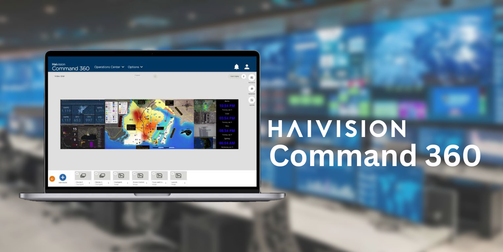 Command 360: Visual collaboration platform for mission-critical decisions.